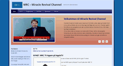 Desktop Screenshot of miraclerevivalchannel.com